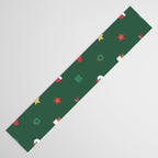 Geometric christmas decoration pattern Table Runner Gallery Image 3