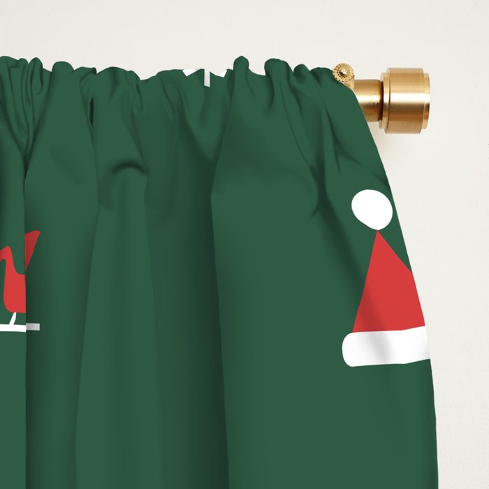 Geometric christmas decoration pattern Window Curtain Gallery Image 2