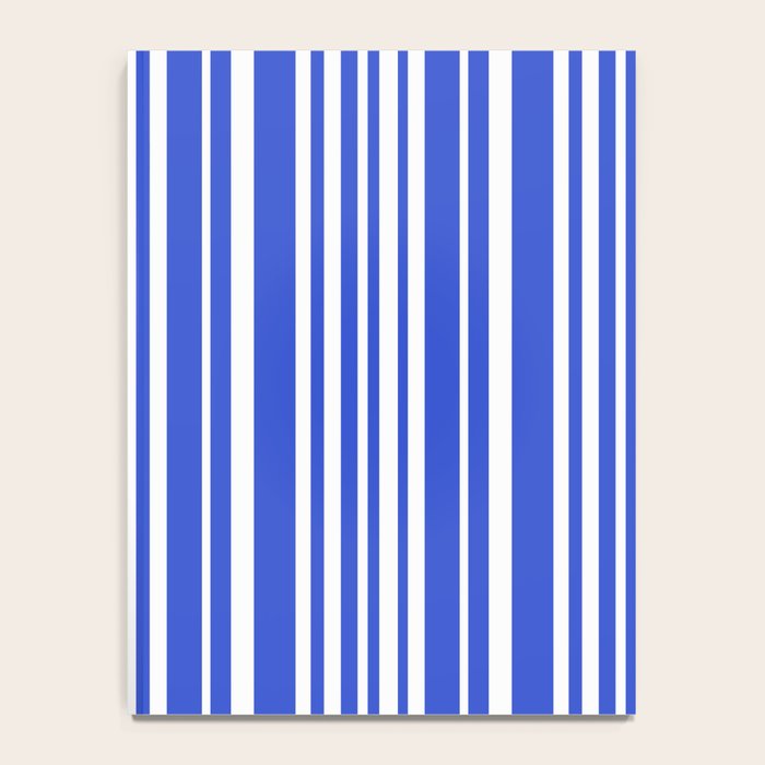  Classic Stripes XXXIV - Bright Blue Notebook Gallery Image 4