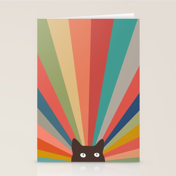 Cat Landscape 48 Stationery Card Gallery Image 2