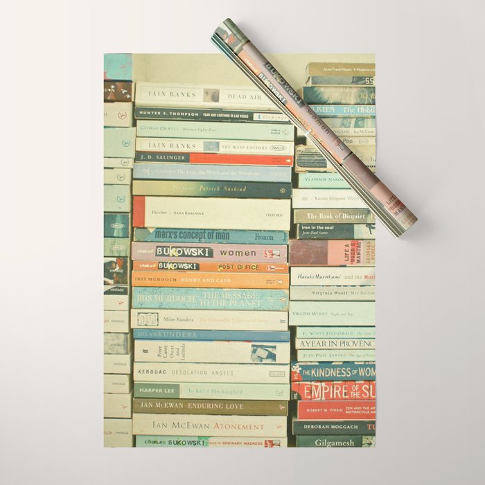 Bookworm Wrapping Paper Gallery Image 1