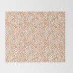 Posey - peach Throw Blanket Gallery Image 2