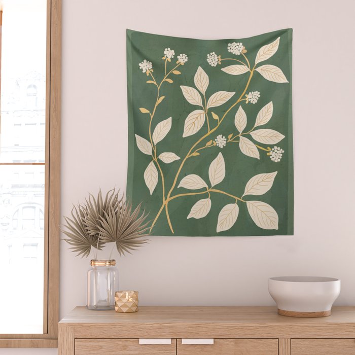 Branches in Bloom Wall Tapestry Gallery Image 2