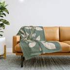 Branches in Bloom Throw Blanket Gallery Image 1