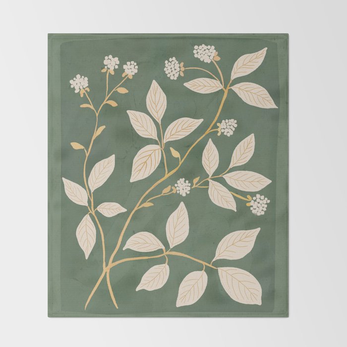 Branches in Bloom Throw Blanket Gallery Image 2