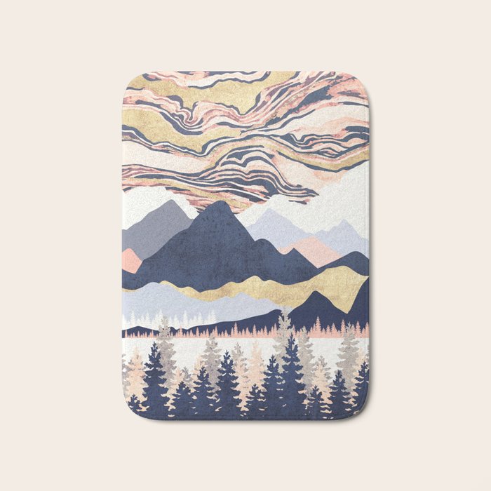 Winter's Sky Bath Mat Gallery Image 1