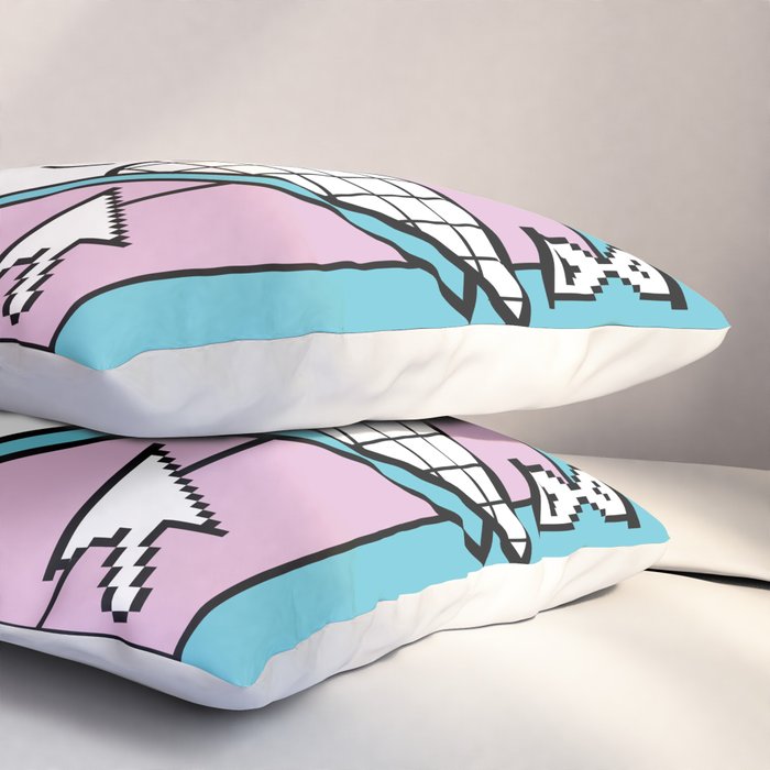 Apollo - Vaporwave - 80s Pillow Sham Gallery Image 3
