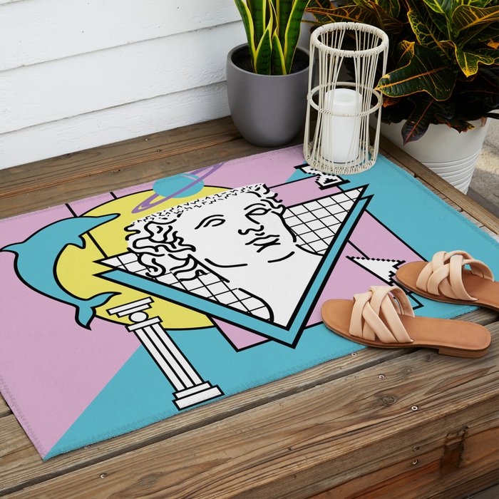 Apollo - Vaporwave - 80s Outdoor Rug Gallery Image 2