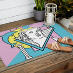 Apollo - Vaporwave - 80s Outdoor Rug Gallery Image 2