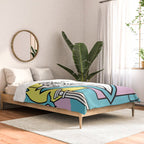 Apollo - Vaporwave - 80s Comforter Gallery Image 2