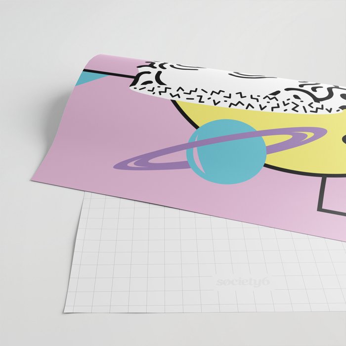 Apollo - Vaporwave - 80s Wrapping Paper Gallery Image 2