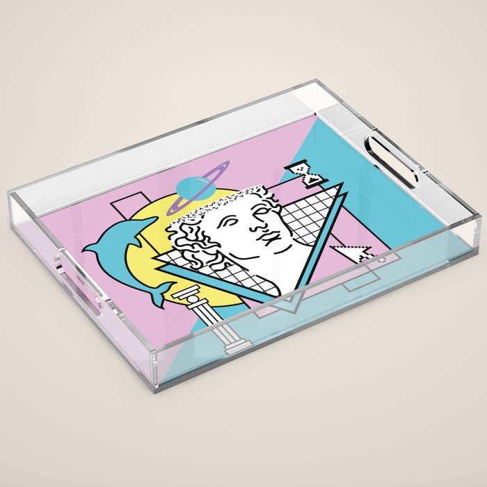 Apollo - Vaporwave - 80s Acrylic Tray Gallery Image 1