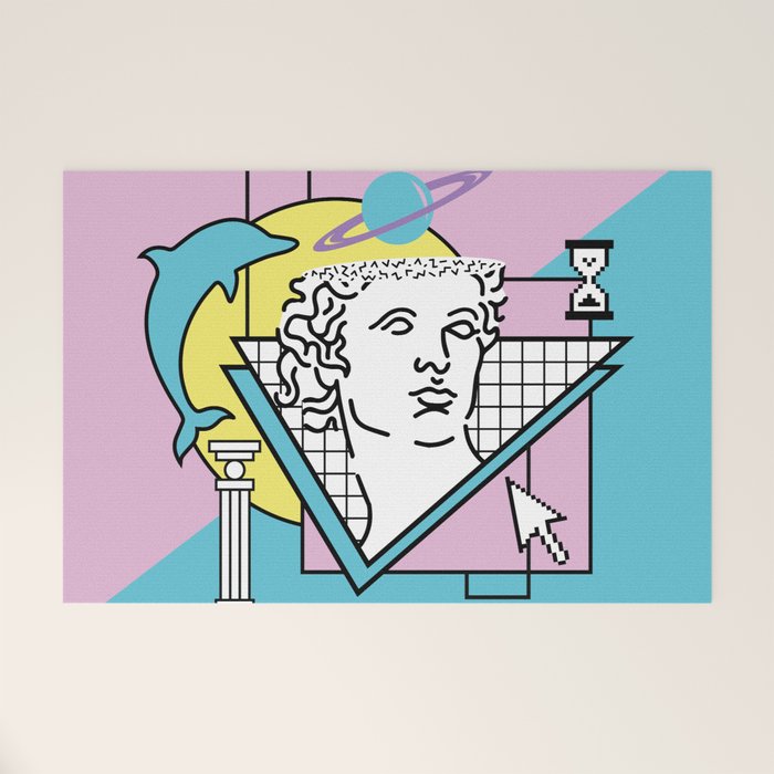 Apollo - Vaporwave - 80s Welcome Mat Gallery Image 1