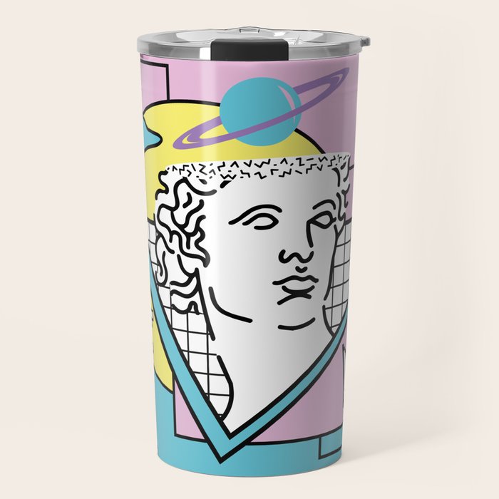 Apollo - Vaporwave - 80s Travel Mug Gallery Image 1