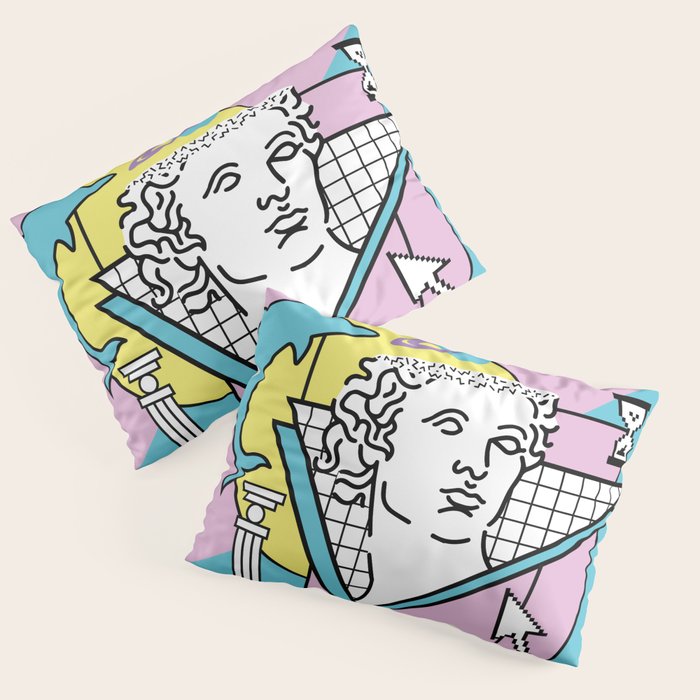 Apollo - Vaporwave - 80s Pillow Sham Gallery Image 1