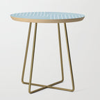Minimal Line Curvature XCVII Sky Blue Side Table Gallery Image 1