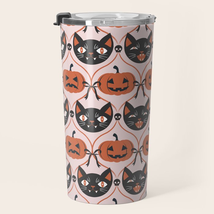 Enchanted Vintage Halloween Travel Mug Gallery Image 3