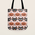 Enchanted Vintage Halloween Tote Bag Gallery Image 1