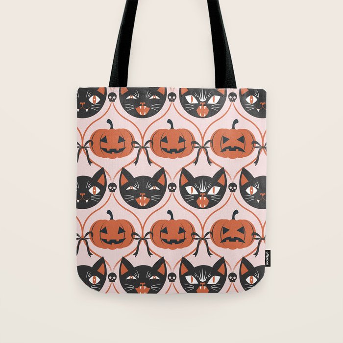 Enchanted Vintage Halloween Tote Bag Gallery Image 1