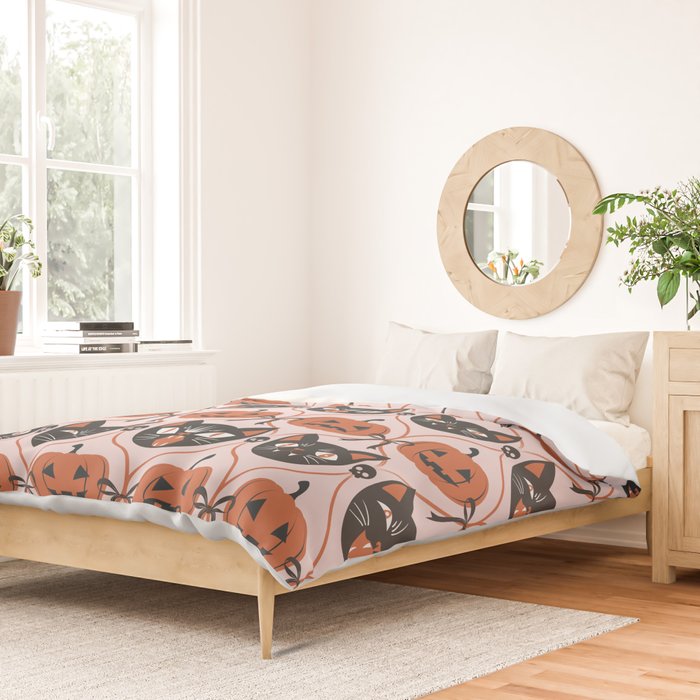 Enchanted Vintage Halloween Duvet Cover Gallery Image 2