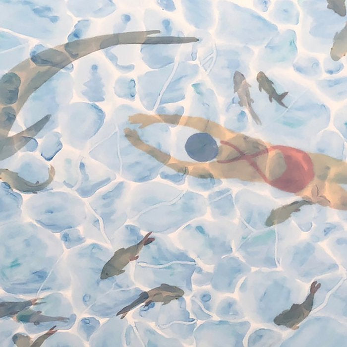 Swimming Coffee Mug Gallery Image 2