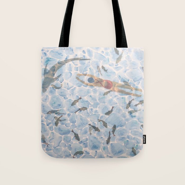 Swimming Tote Bag Gallery Image 1