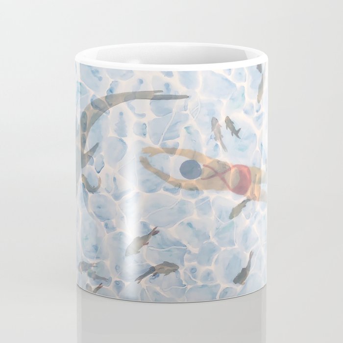 Swimming Coffee Mug Gallery Image 4