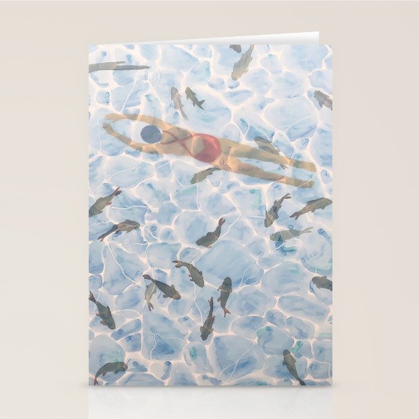 Swimming Stationery Card Gallery Image 2