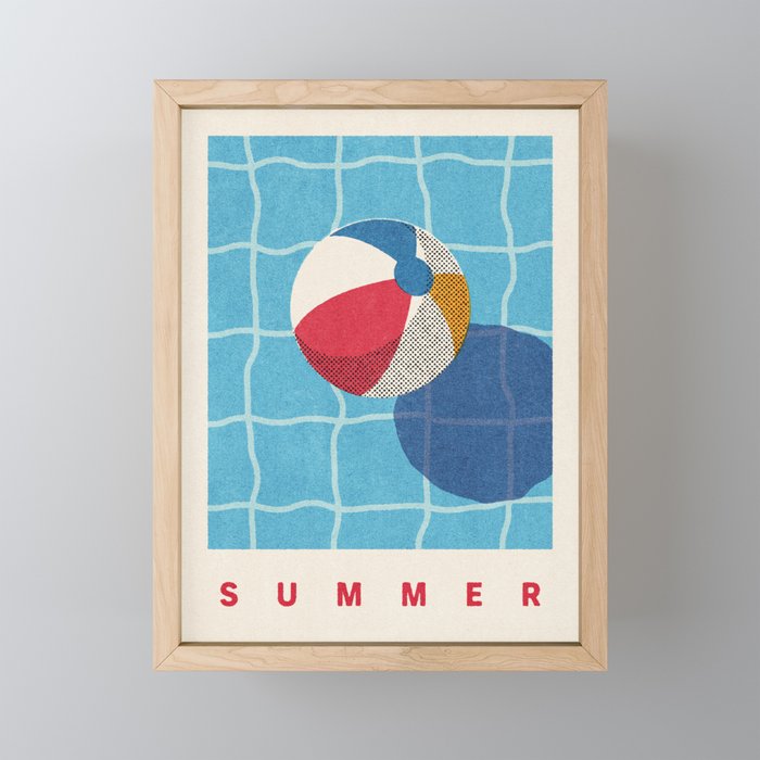 BALLS - Beach Ball - Summer Mini Art Print Gallery Image 1