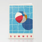 BALLS - Beach Ball - Summer Stationery Card Gallery Image 2