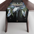 Deer Skull Crystals Garden Table Runner Gallery Image 1