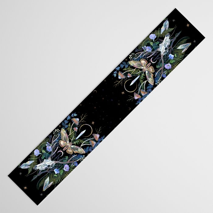 Deer Skull Crystals Garden Table Runner Gallery Image 3