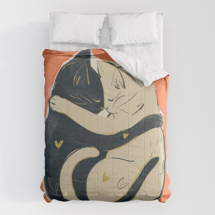Cats In Love 5 Comforter Gallery Image 6