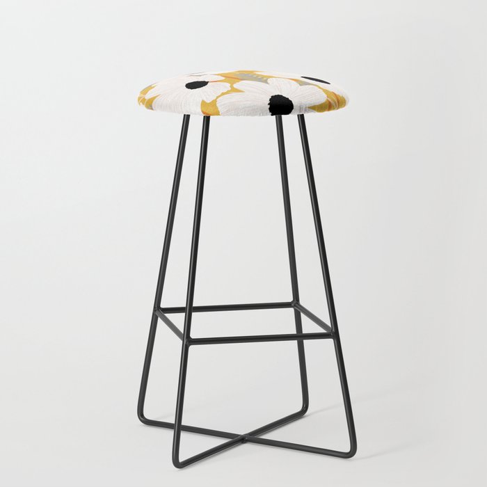 White Daisies Stool Gallery Image 1