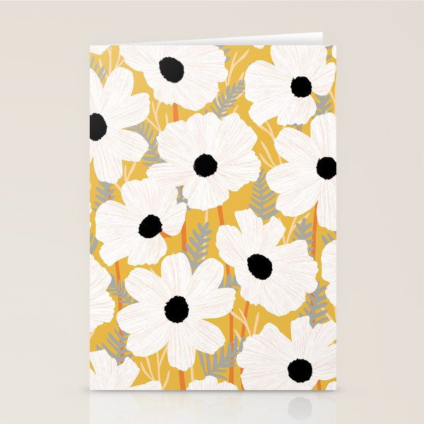 White Daisies Stationery Card Gallery Image 2