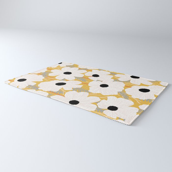 White Daisies Rug Gallery Image 3