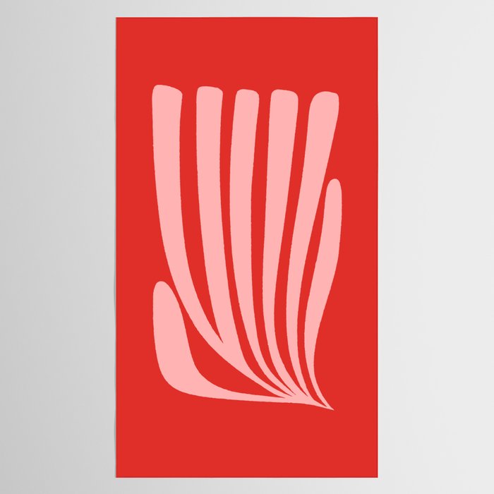 Coral Leaf: Paper Cutouts Matisse Edition Tablecloth Gallery Image 2