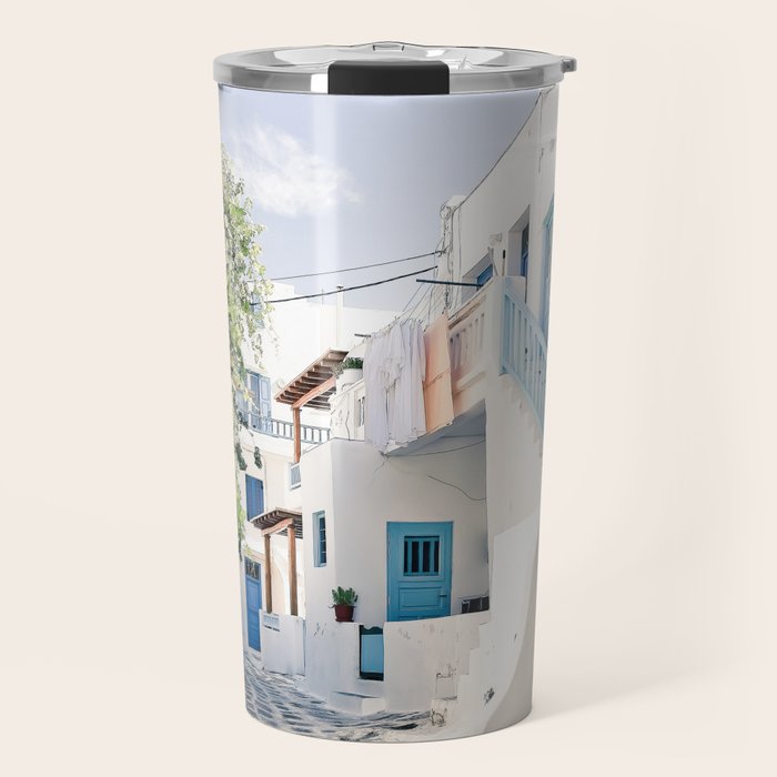 Mykonos Greece Travel Mug Gallery Image 1