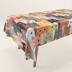 Cats Pattern Tablecloth Gallery Image 1