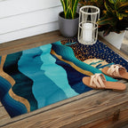 Indigo Desert Night Outdoor Rug Gallery Image 2
