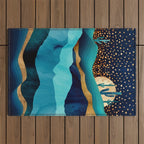 Indigo Desert Night Outdoor Rug Gallery Image 1