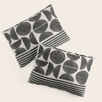 Woodblock Art, Warm Tone Pillow Sham Gallery Image 3