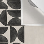 Woodblock Art, Warm Tone Wall Tapestry Gallery Image 3