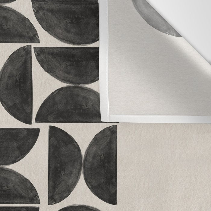 Woodblock Art, Warm Tone Wall Tapestry Gallery Image 3
