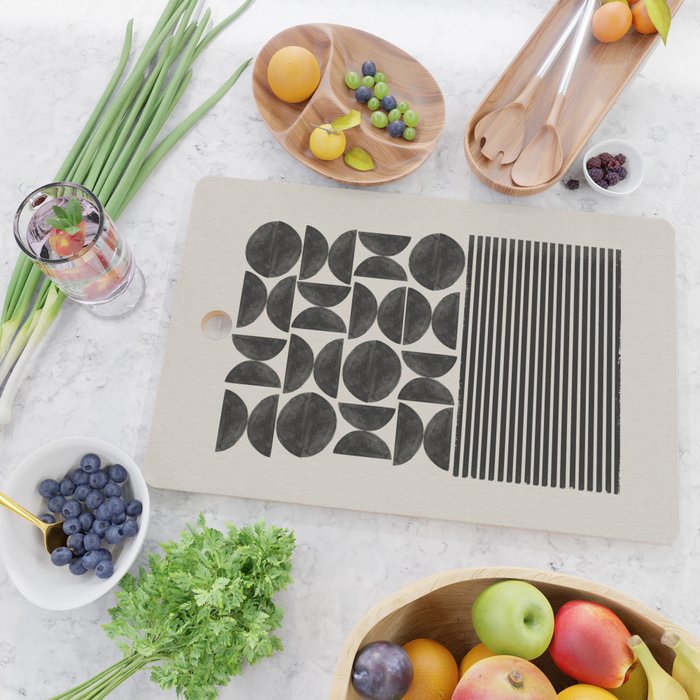 Woodblock Art, Warm Tone Cutting Board Gallery Image 2