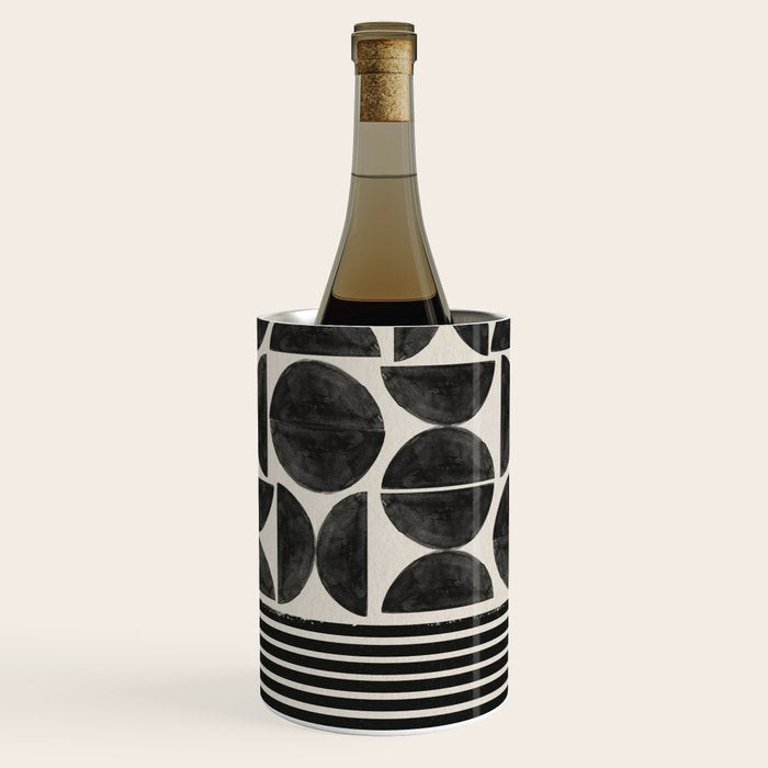 Woodblock Art, Warm Tone Wine Chiller Gallery Image 1