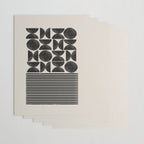 Woodblock Art, Warm Tone Wrapping Paper Gallery Image 3