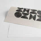 Woodblock Art, Warm Tone Wrapping Paper Gallery Image 2