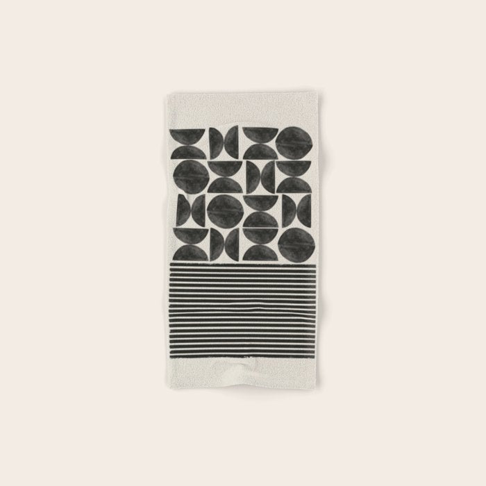Woodblock Art, Warm Tone Towels Gallery Image 1