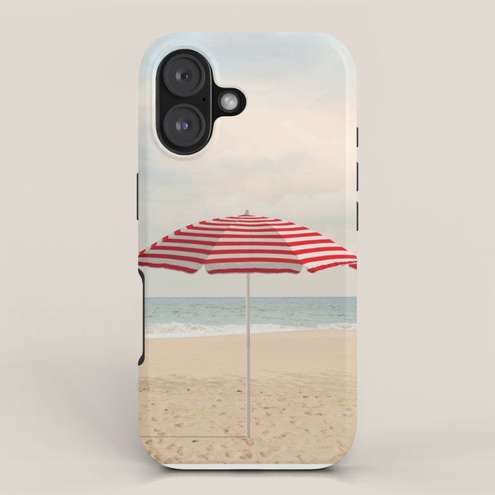 Umbrella - California Travel Photography Print - Beach iPhone Case Gallery Image 1
